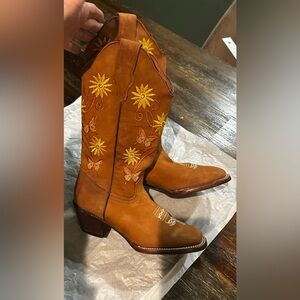 HERENCIA leather WESTERN BOOTS